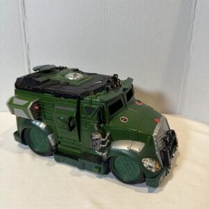 TMNT Shellraiser Sewer Battle Truck 2012 Playmates Toys Green Armored Van